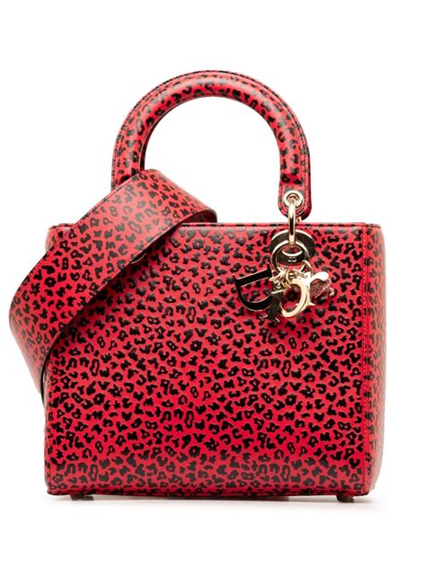 lady dior animal print|lady dior designer bag.